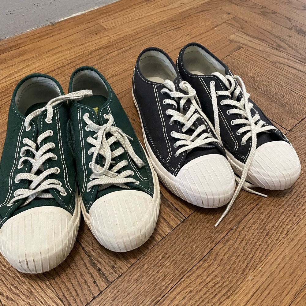 Green and Black Canvas Sneakers Two for the price of One